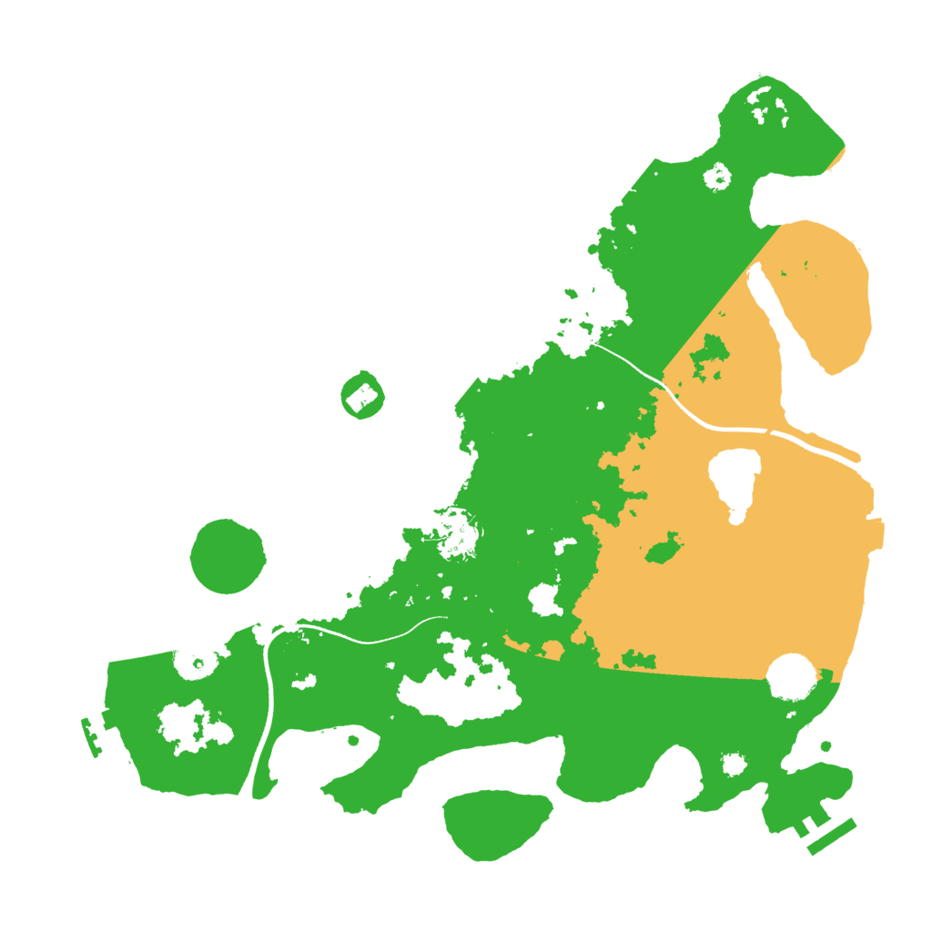 Biome Rust Map: Procedural Map, Size: 3500, Seed: 1495497936