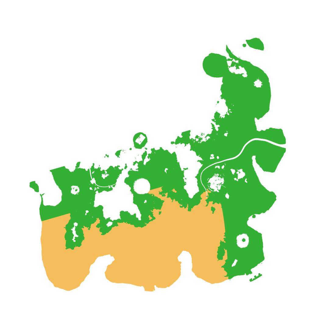Biome Rust Map: Procedural Map, Size: 3500, Seed: 1508088996