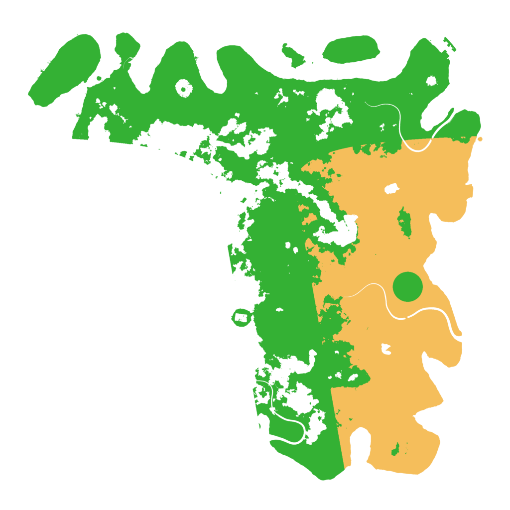 Biome Rust Map: Procedural Map, Size: 4500, Seed: 442900