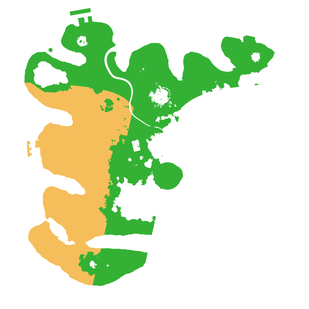 Biome Rust Map: Procedural Map, Size: 3000, Seed: 84392