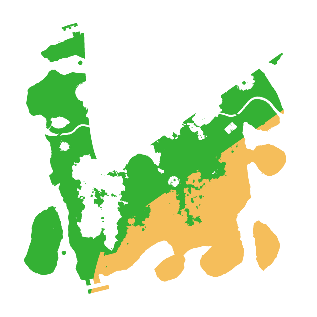 Biome Rust Map: Procedural Map, Size: 3000, Seed: 8190