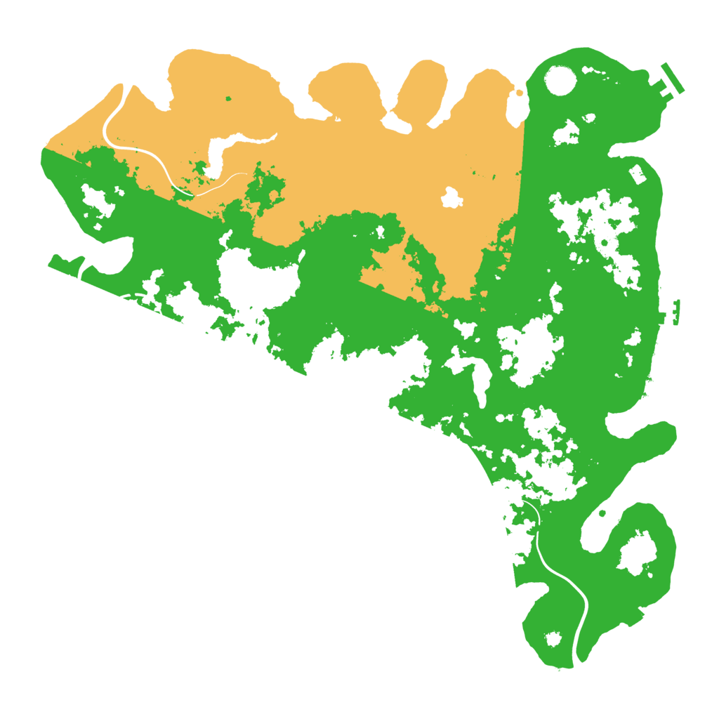 Biome Rust Map: Procedural Map, Size: 4250, Seed: 124365635