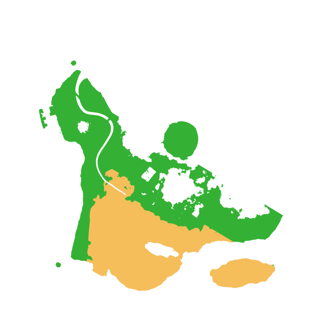Biome Rust Map: Procedural Map, Size: 2500, Seed: 503033