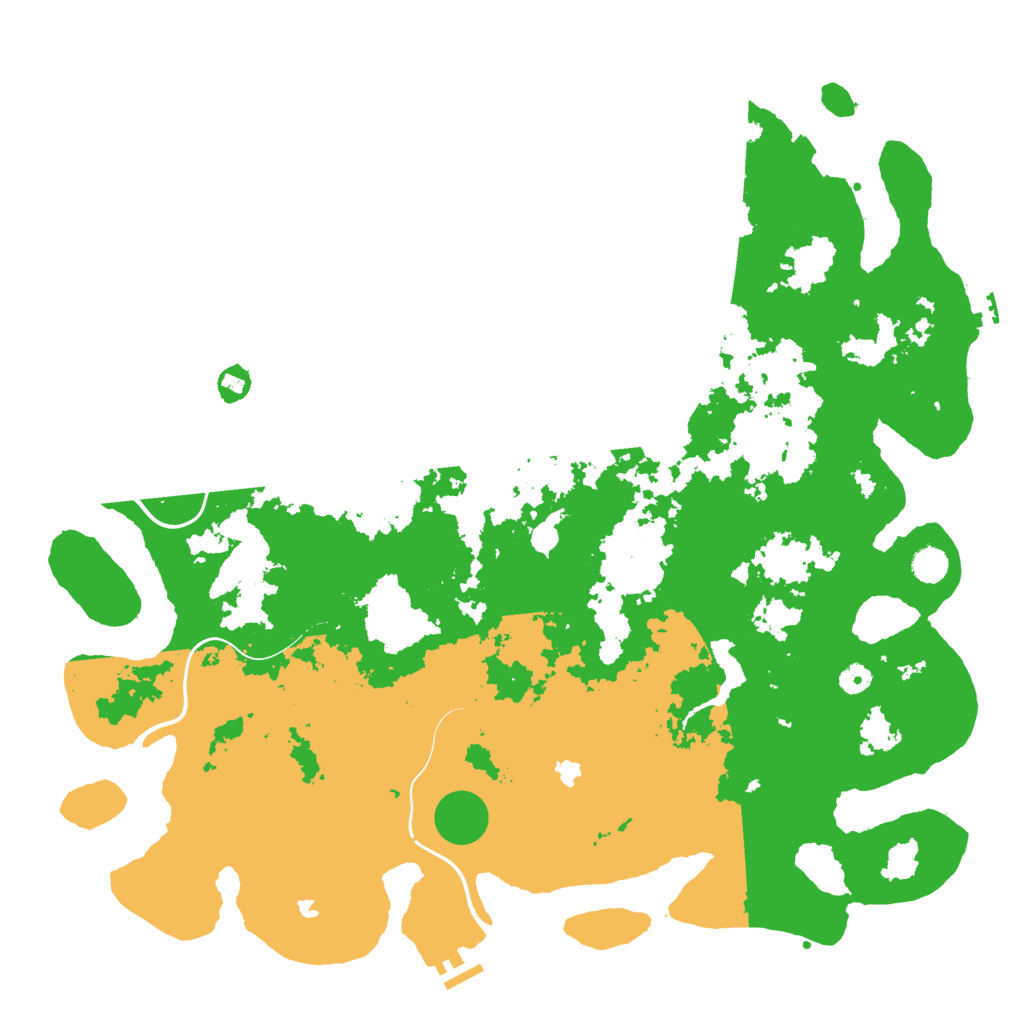 Biome Rust Map: Procedural Map, Size: 5000, Seed: 1389517
