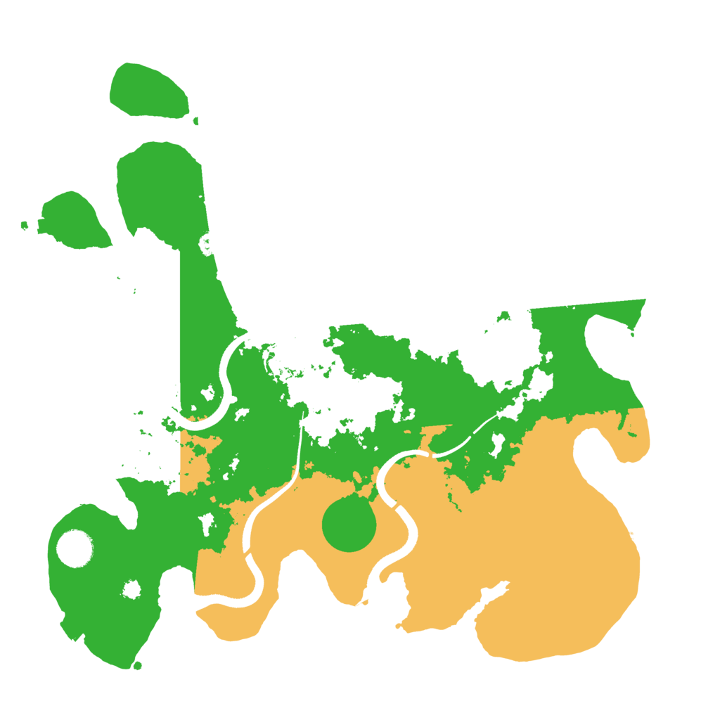 Biome Rust Map: Procedural Map, Size: 3500, Seed: 1711872781