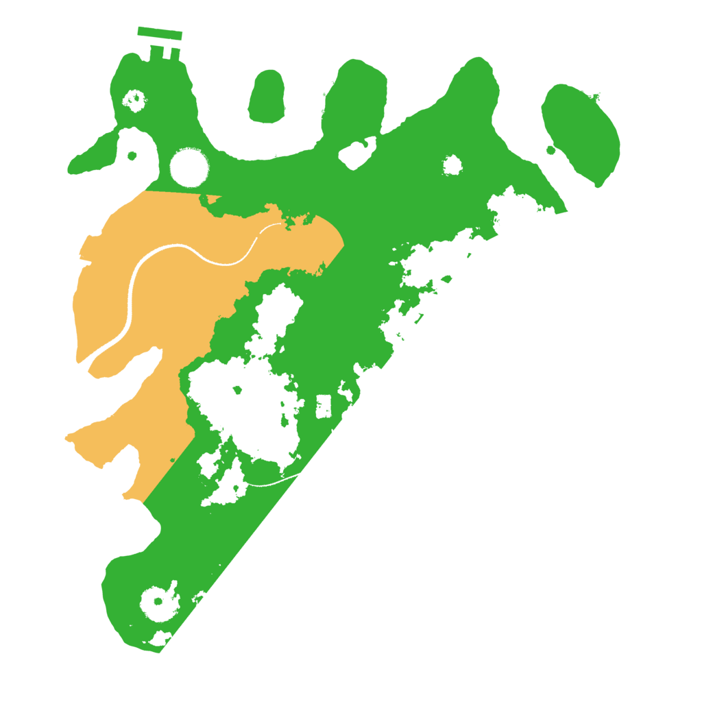 Biome Rust Map: Procedural Map, Size: 3200, Seed: 421520024