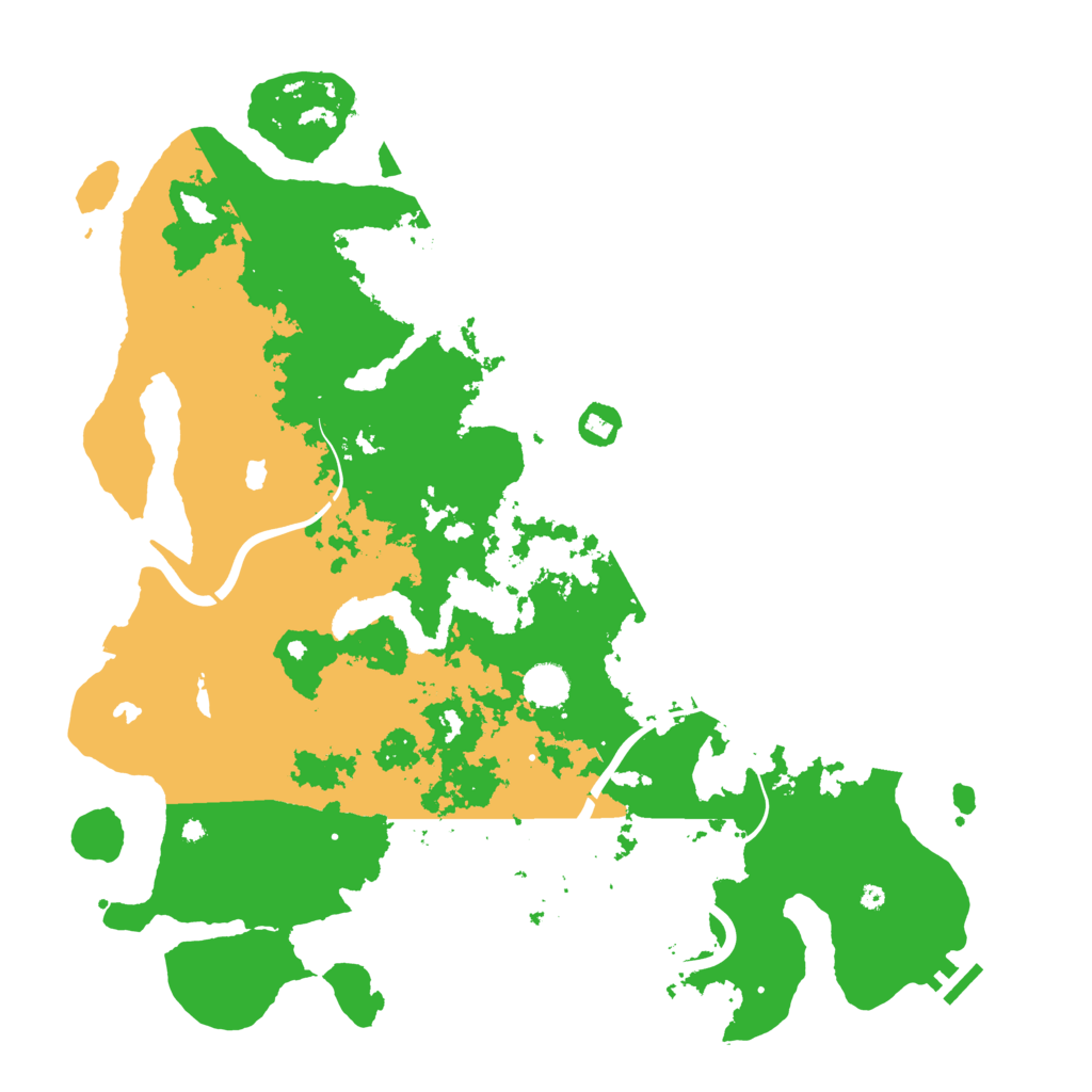 Biome Rust Map: Procedural Map, Size: 4500, Seed: 461942067