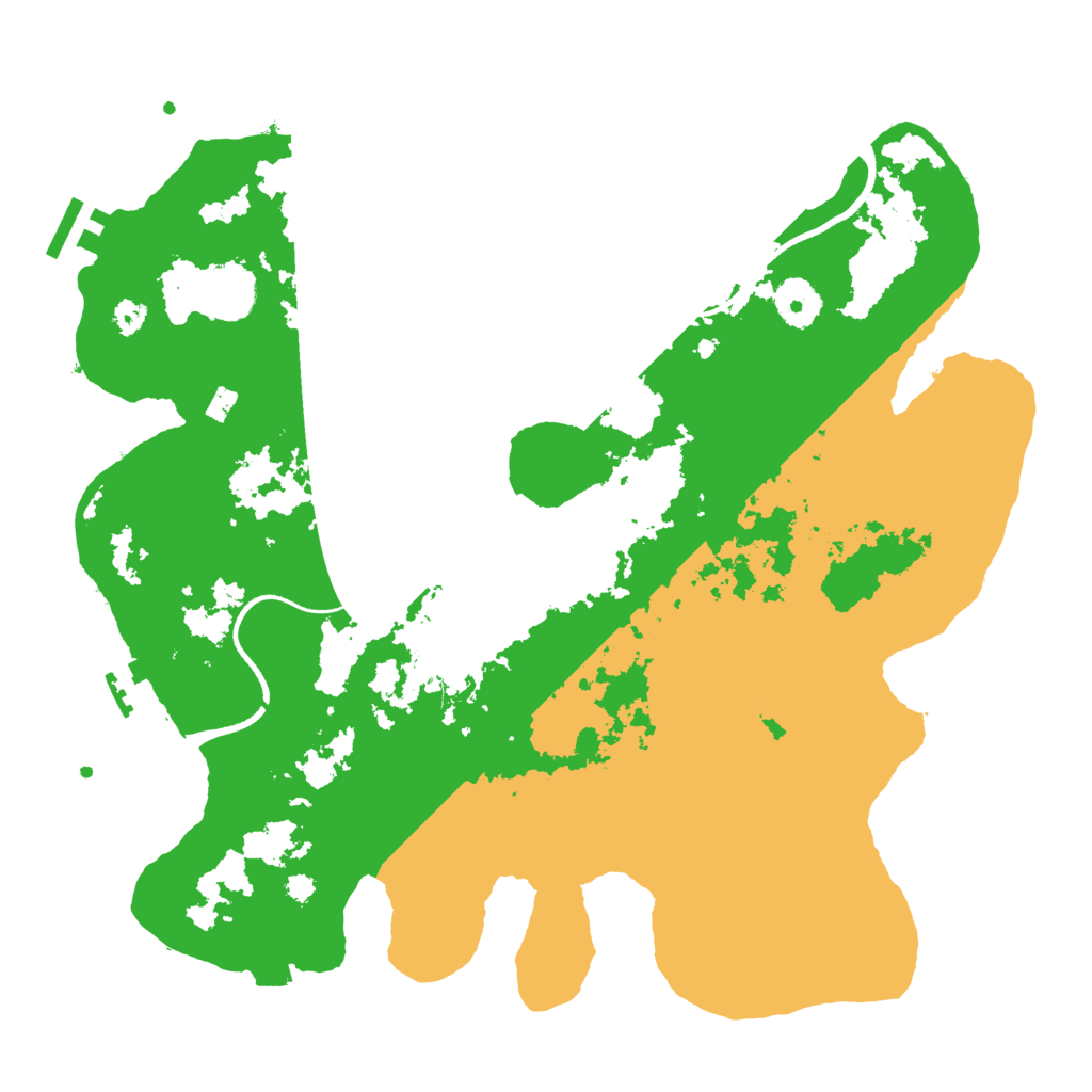 Biome Rust Map: Procedural Map, Size: 3500, Seed: 1302952291