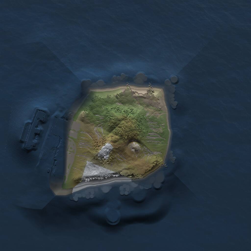 Rust Map: Procedural Map, Size: 1000, Seed: 1696969, 2 Monuments