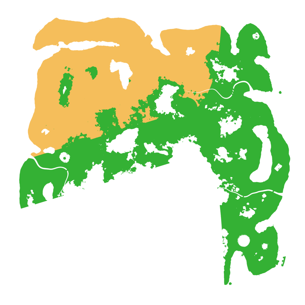 Biome Rust Map: Procedural Map, Size: 4500, Seed: 694595997