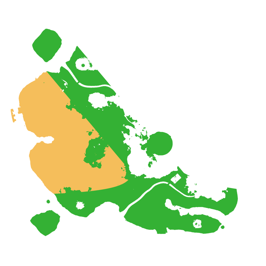 Biome Rust Map: Procedural Map, Size: 3000, Seed: 16422