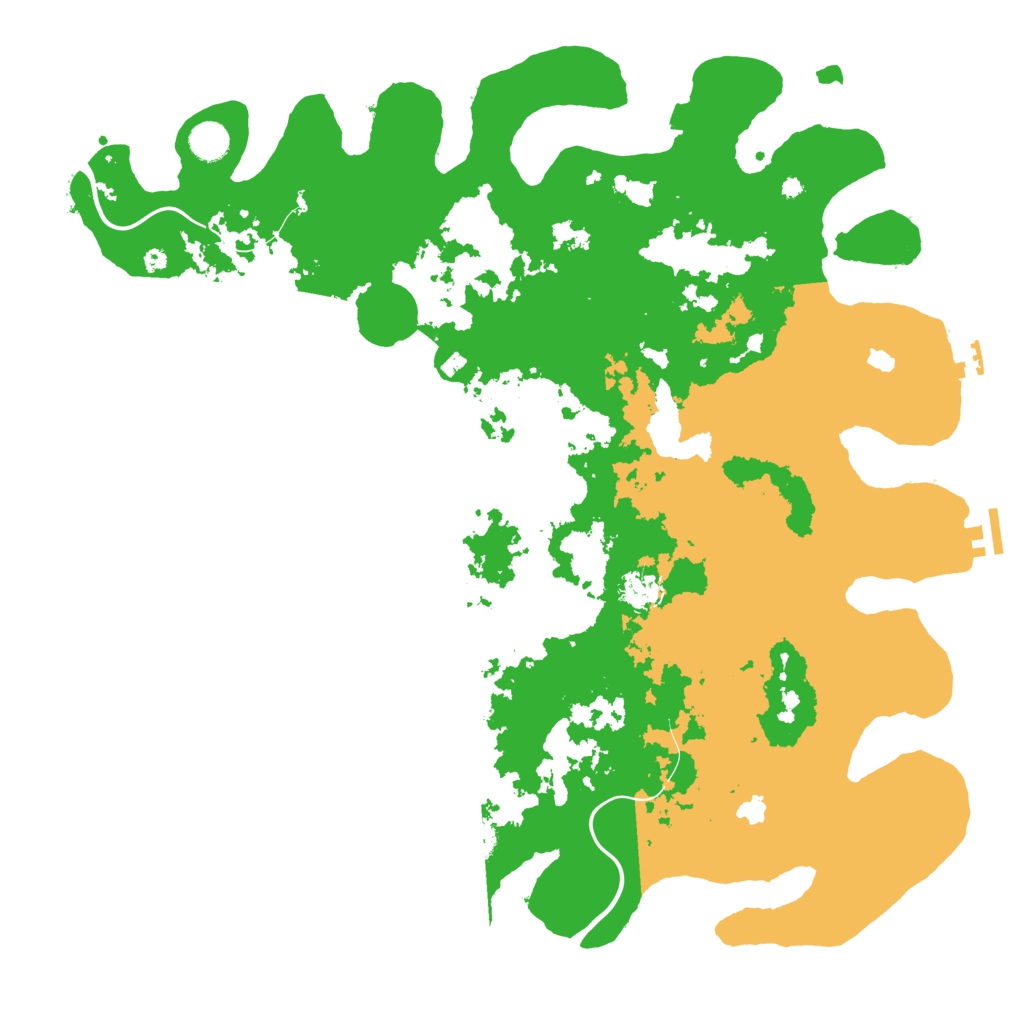 Biome Rust Map: Procedural Map, Size: 4500, Seed: 589206153
