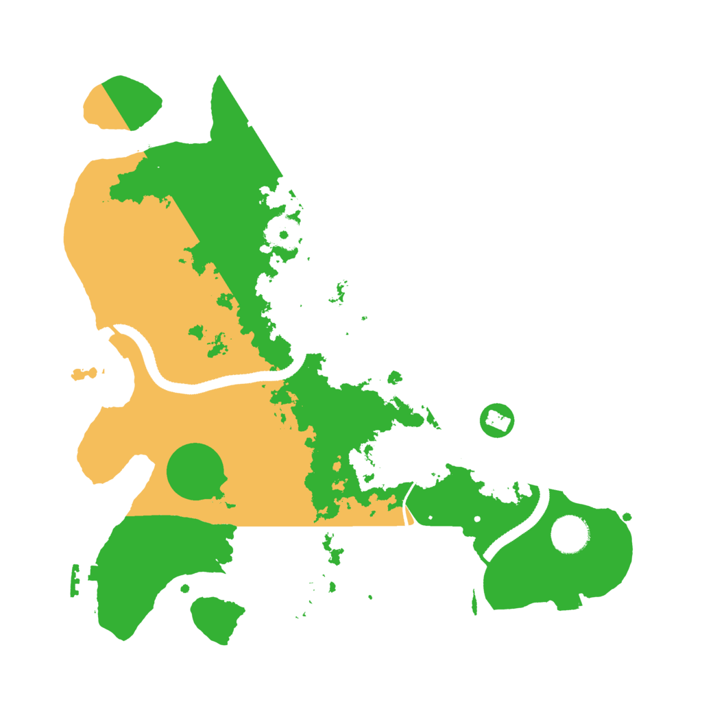 Biome Rust Map: Procedural Map, Size: 3250, Seed: 1593071430