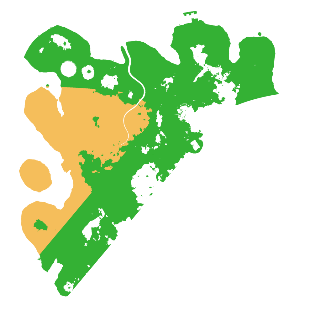 Biome Rust Map: Procedural Map, Size: 3600, Seed: 69420
