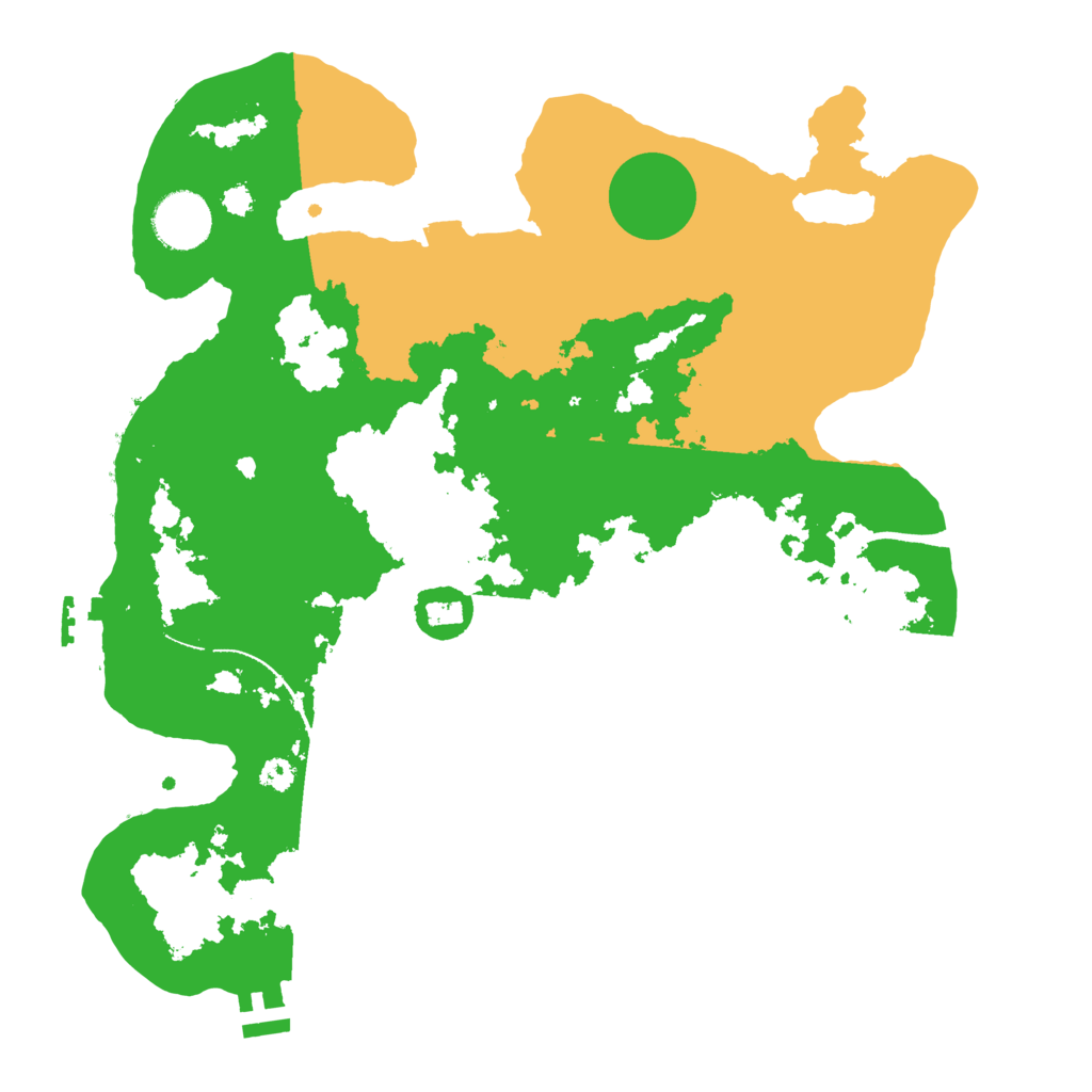 Biome Rust Map: Procedural Map, Size: 3300, Seed: 1099165145
