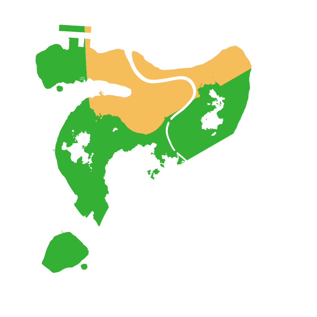 Biome Rust Map: Procedural Map, Size: 2000, Seed: 1478617458