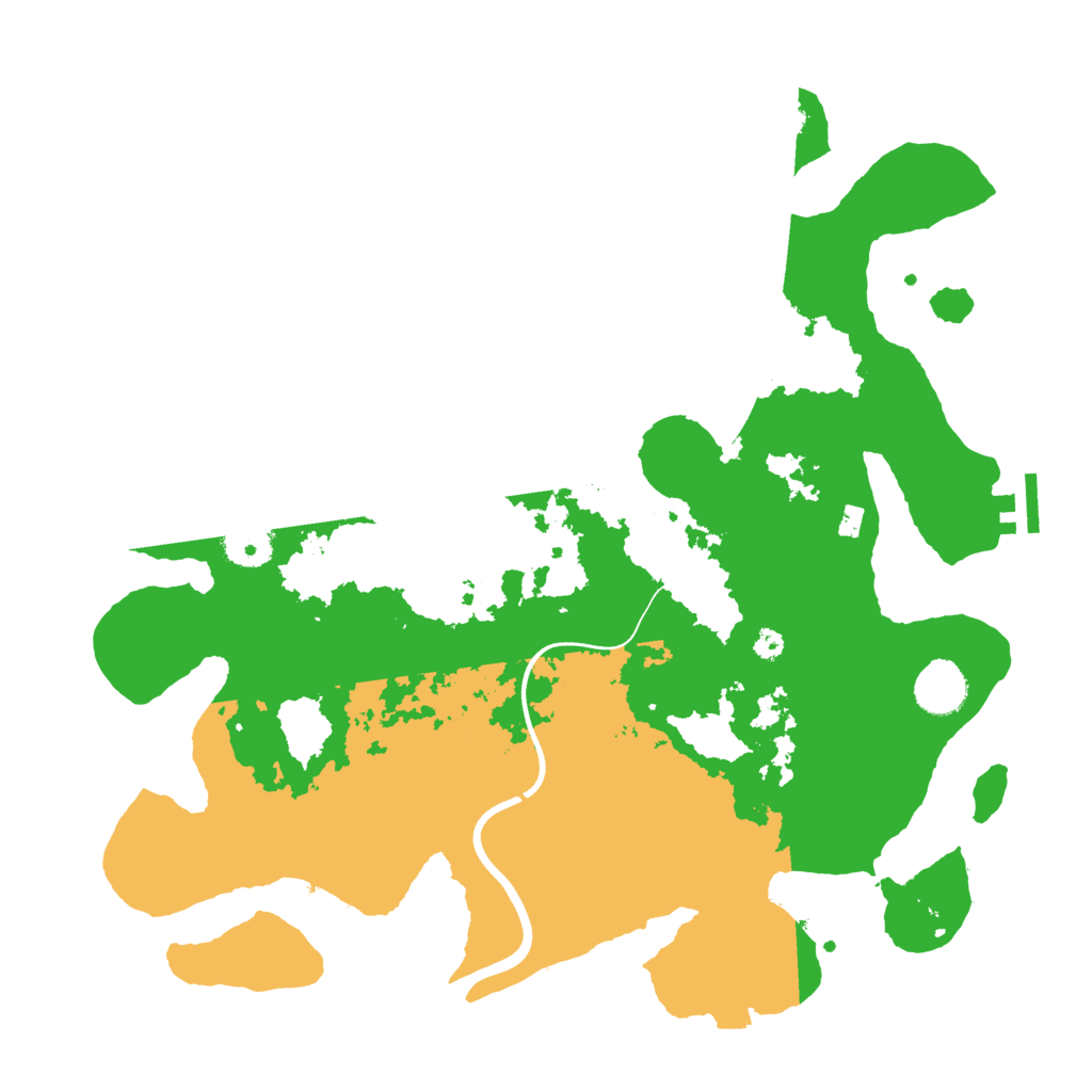 Biome Rust Map: Procedural Map, Size: 3700, Seed: 2114288837