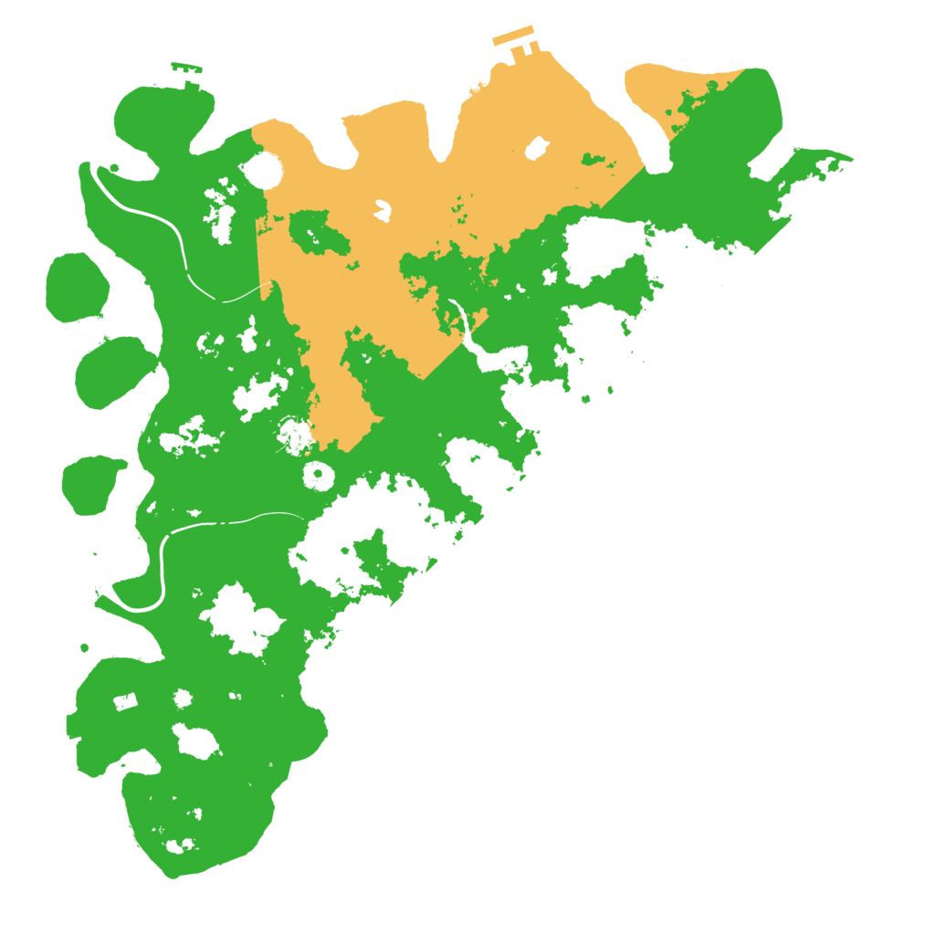 Biome Rust Map: Procedural Map, Size: 4500, Seed: 2548354
