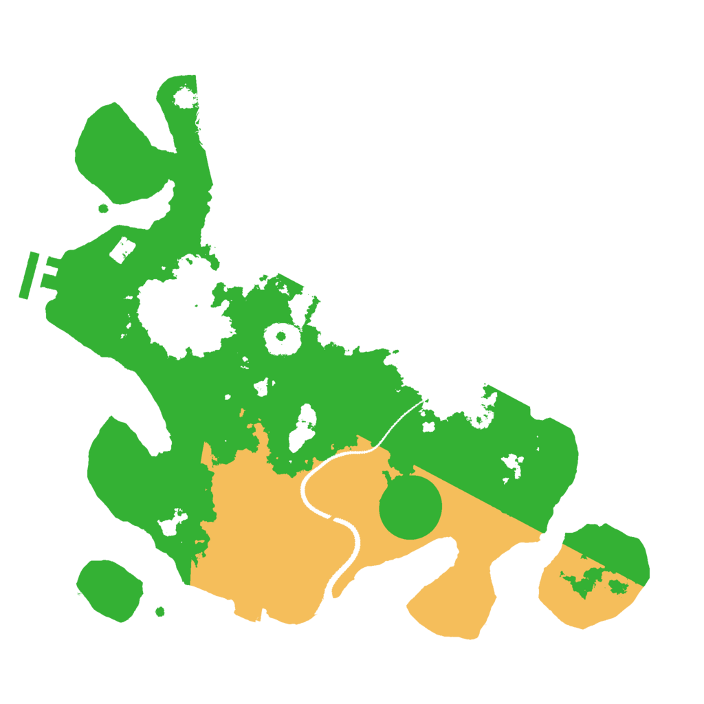 Biome Rust Map: Procedural Map, Size: 3000, Seed: 8103526