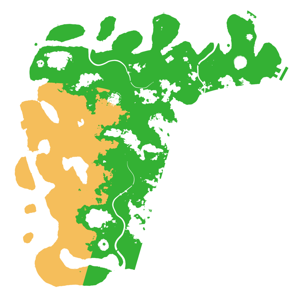 Biome Rust Map: Procedural Map, Size: 4214, Seed: 3500