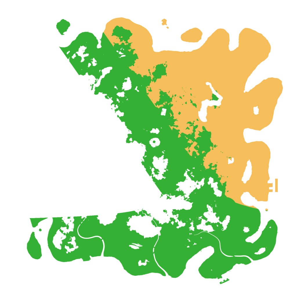 Biome Rust Map: Procedural Map, Size: 4500, Seed: 508608025