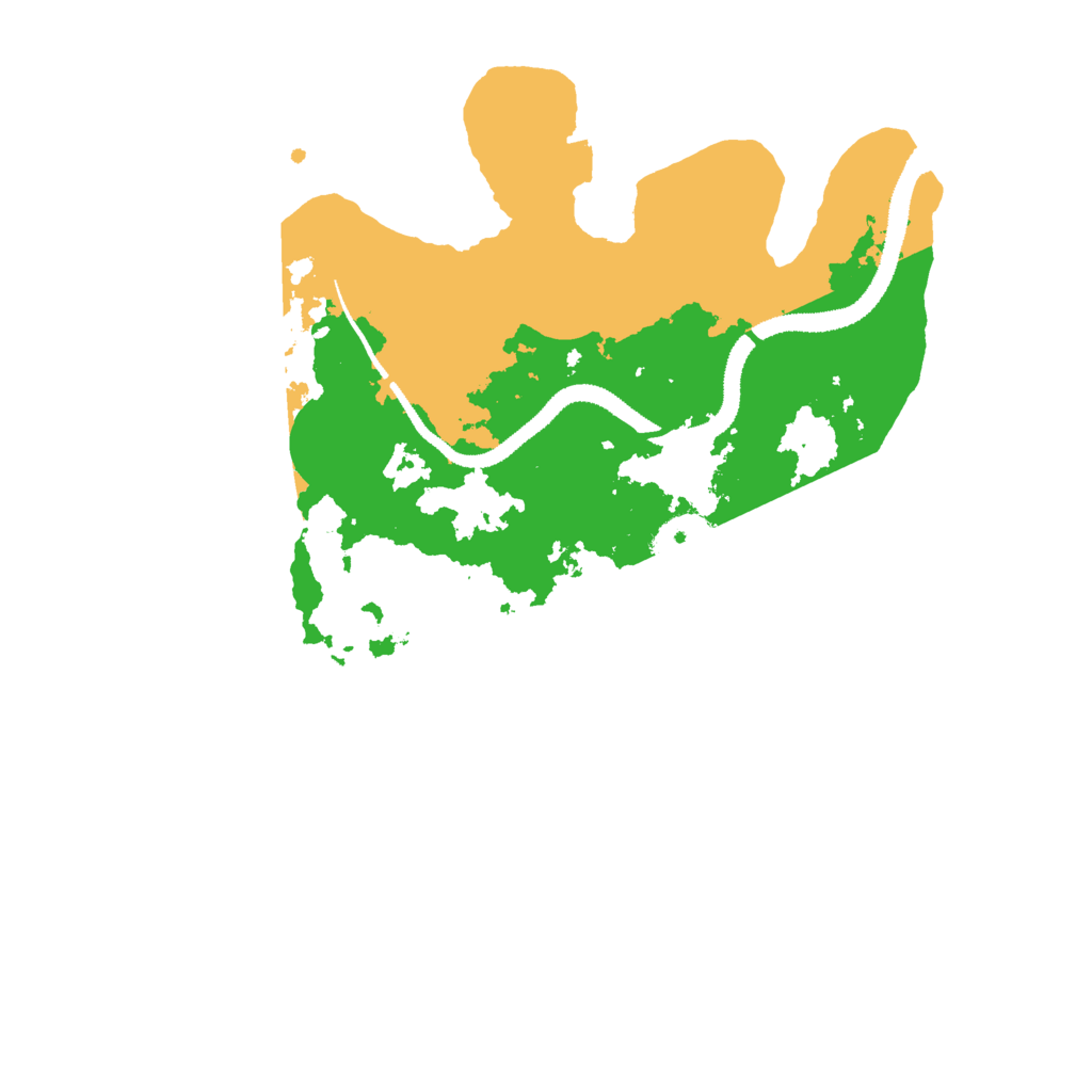 Biome Rust Map: Procedural Map, Size: 3000, Seed: 49586