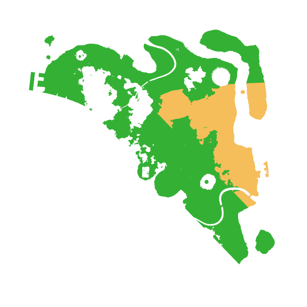 Biome Rust Map: Procedural Map, Size: 3000, Seed: 1119