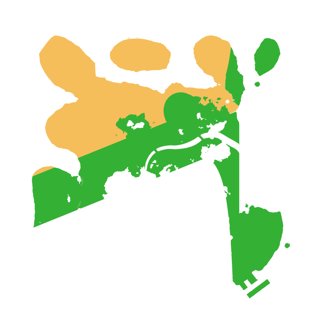 Biome Rust Map: Procedural Map, Size: 2500, Seed: 2115509342