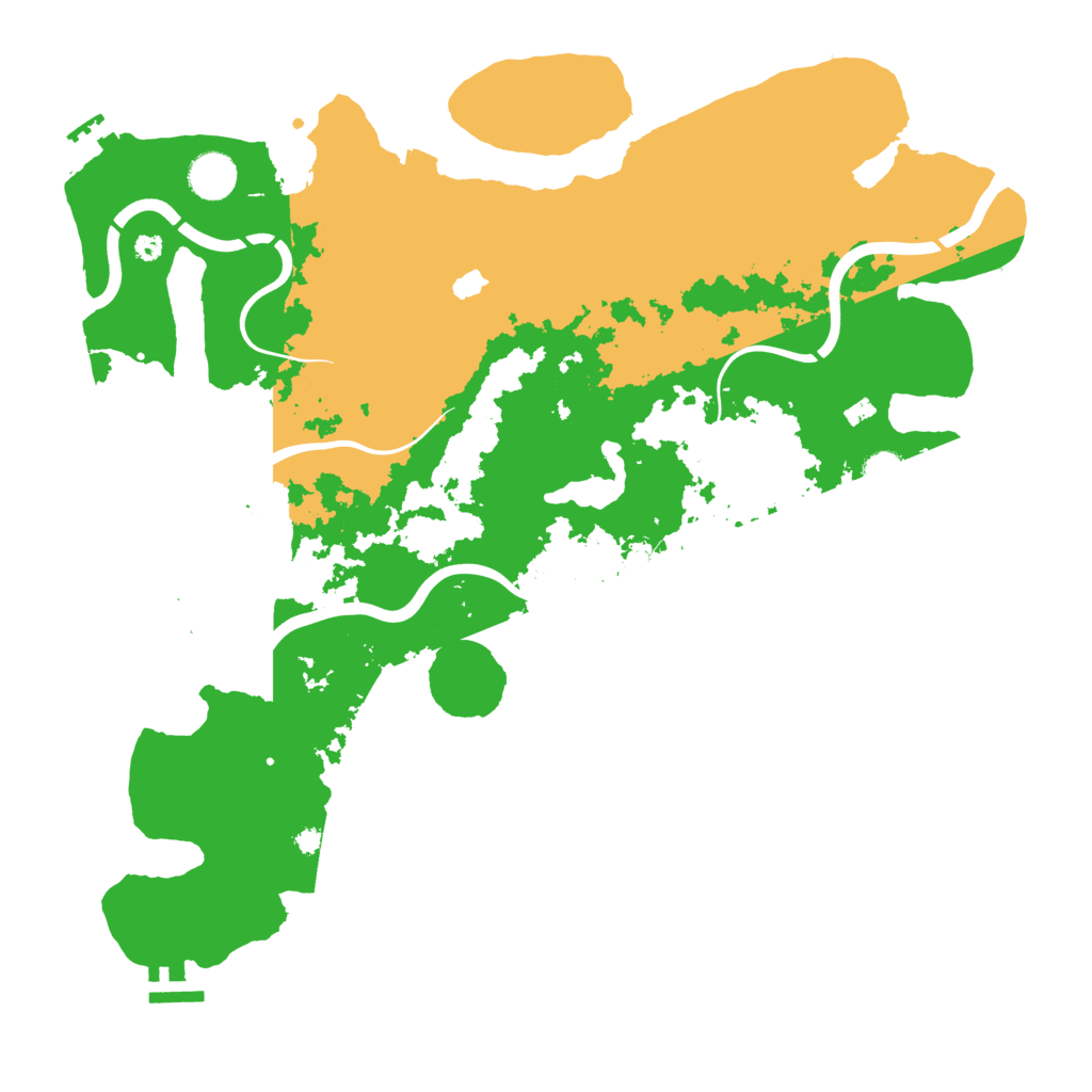 Biome Rust Map: Procedural Map, Size: 4000, Seed: 470457335