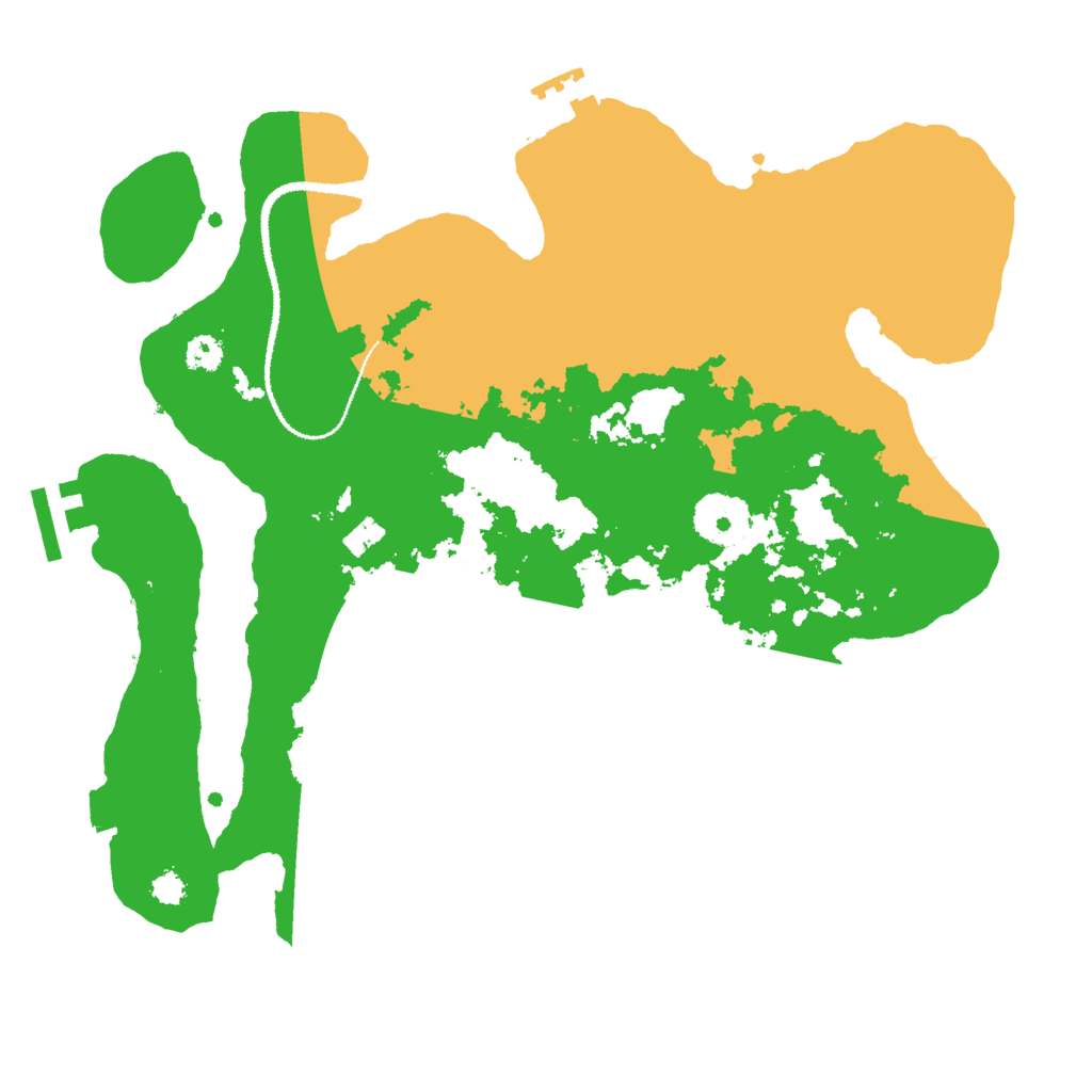 Biome Rust Map: Procedural Map, Size: 3000, Seed: 1615964094