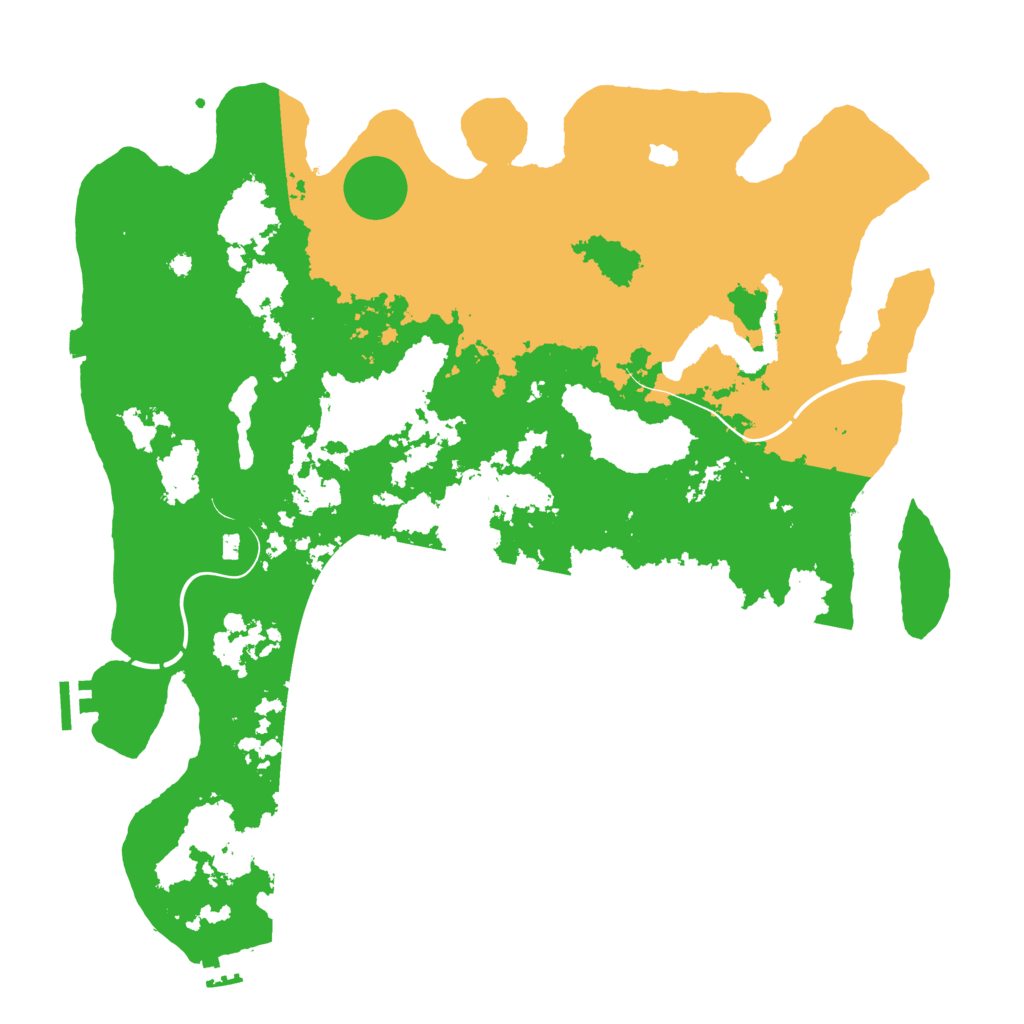 Biome Rust Map: Procedural Map, Size: 4250, Seed: 99925451