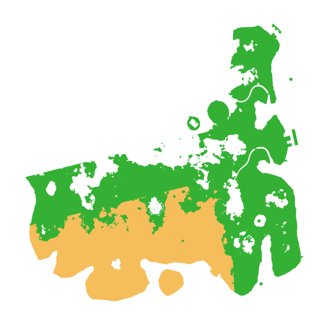 Biome Rust Map: Procedural Map, Size: 4000, Seed: 83152035