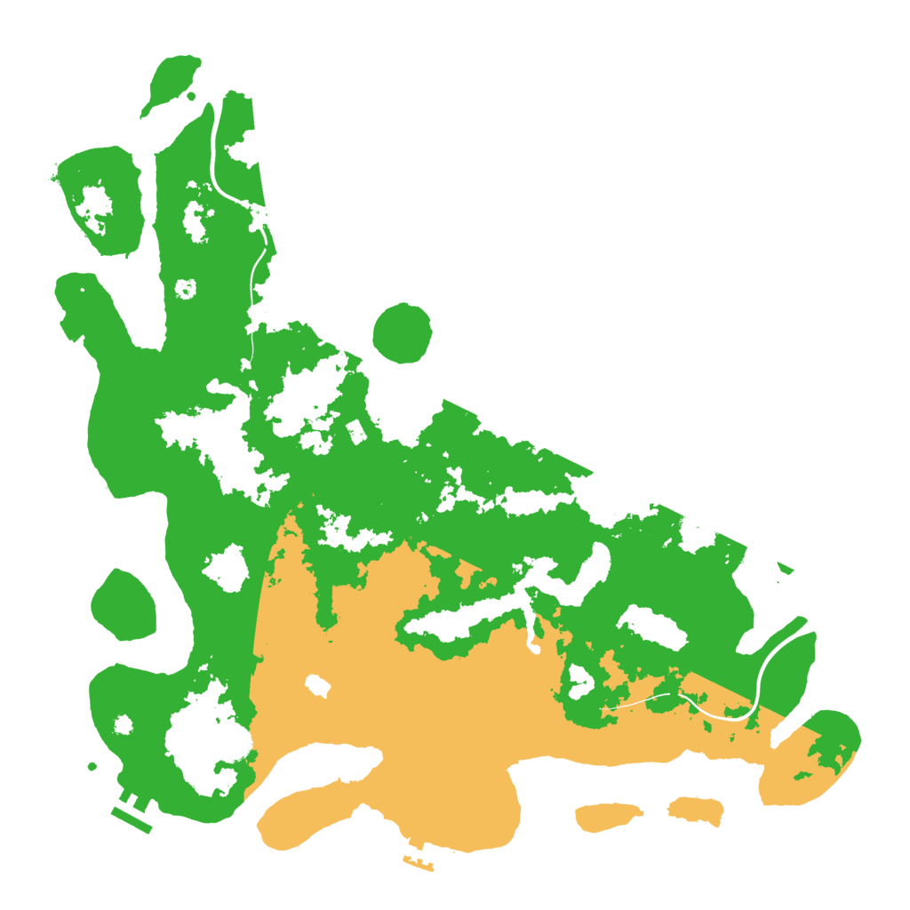 Biome Rust Map: Procedural Map, Size: 4250, Seed: 709382669