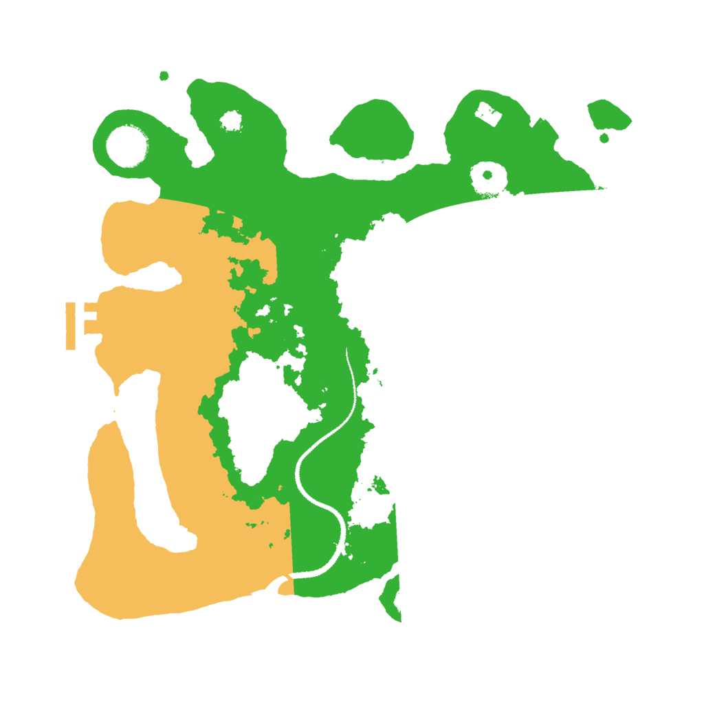 Biome Rust Map: Procedural Map, Size: 3000, Seed: 13757