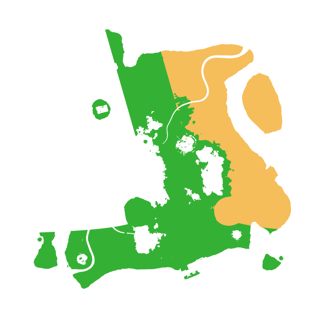 Biome Rust Map: Procedural Map, Size: 3000, Seed: 24157