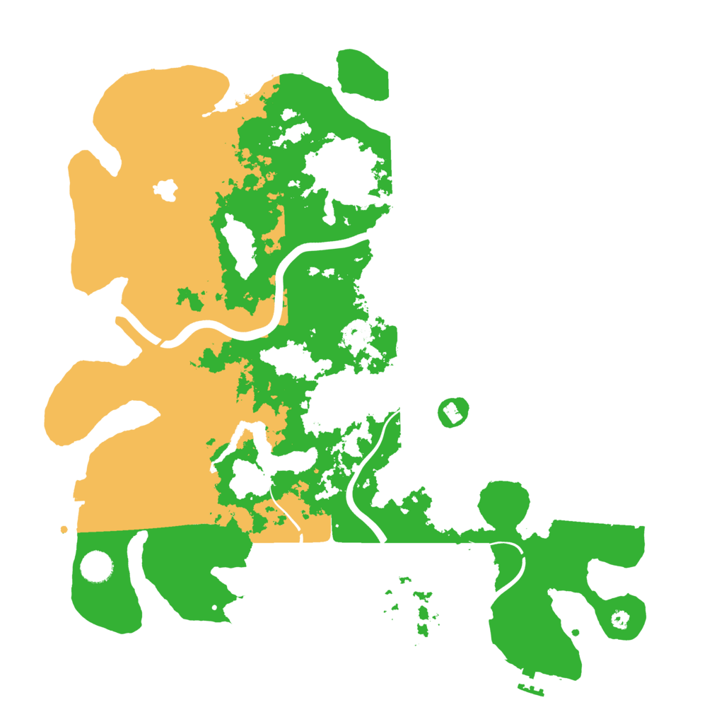 Biome Rust Map: Procedural Map, Size: 4000, Seed: 53420182
