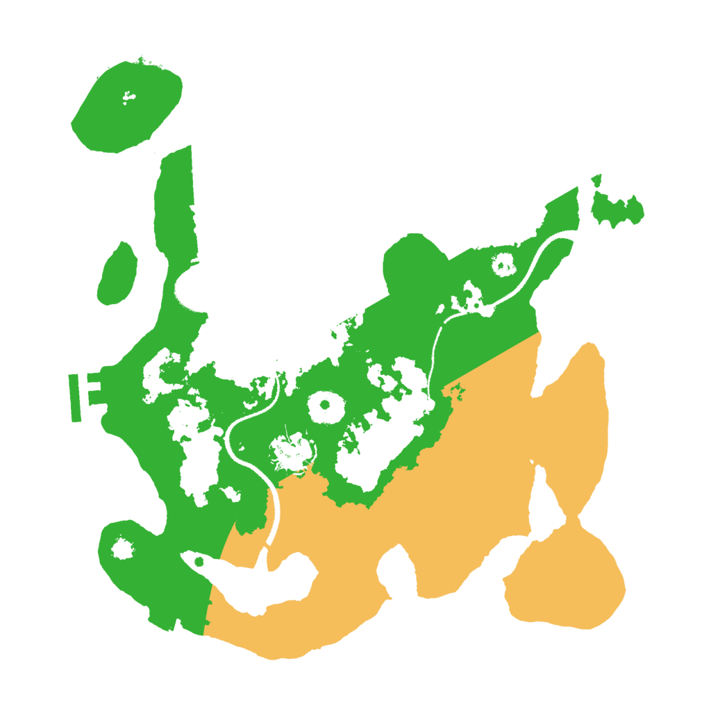 Biome Rust Map: Procedural Map, Size: 3000, Seed: 19088