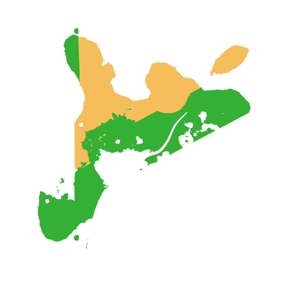 Biome Rust Map: Procedural Map, Size: 2150, Seed: 481981