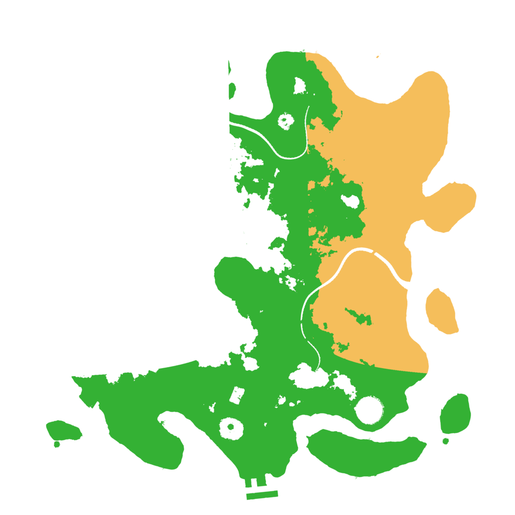 Biome Rust Map: Procedural Map, Size: 3300, Seed: 1164853782