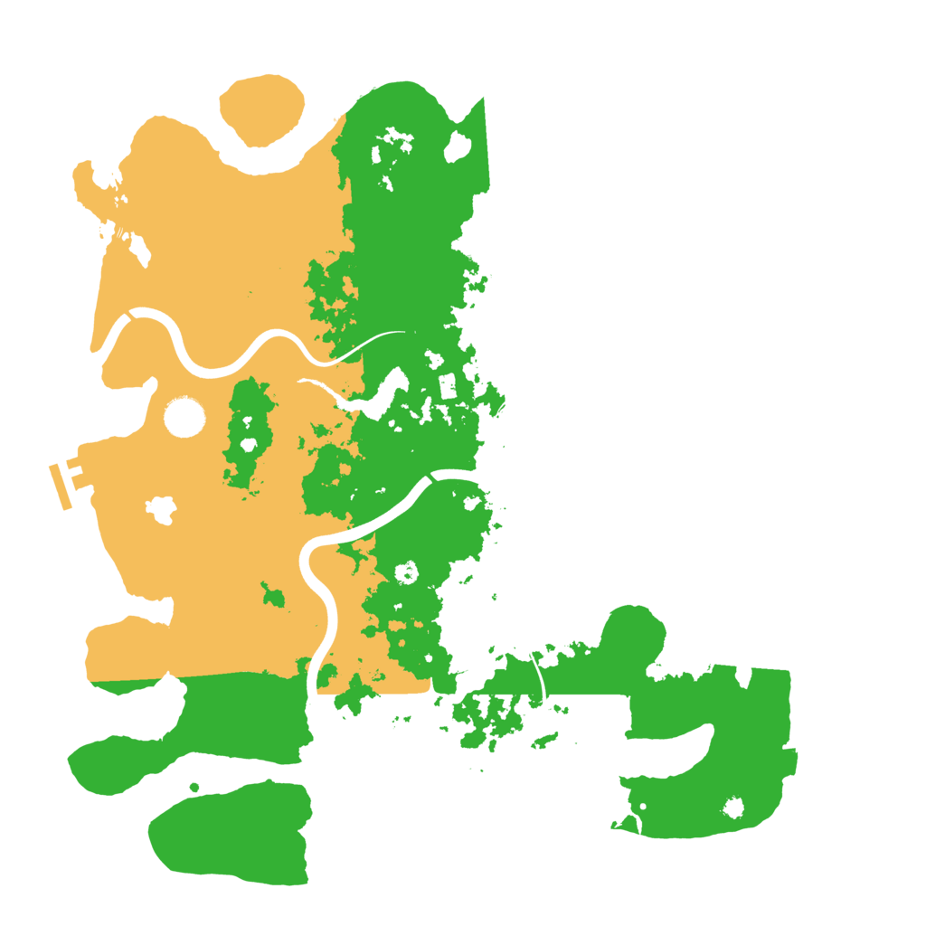 Biome Rust Map: Procedural Map, Size: 4000, Seed: 12539