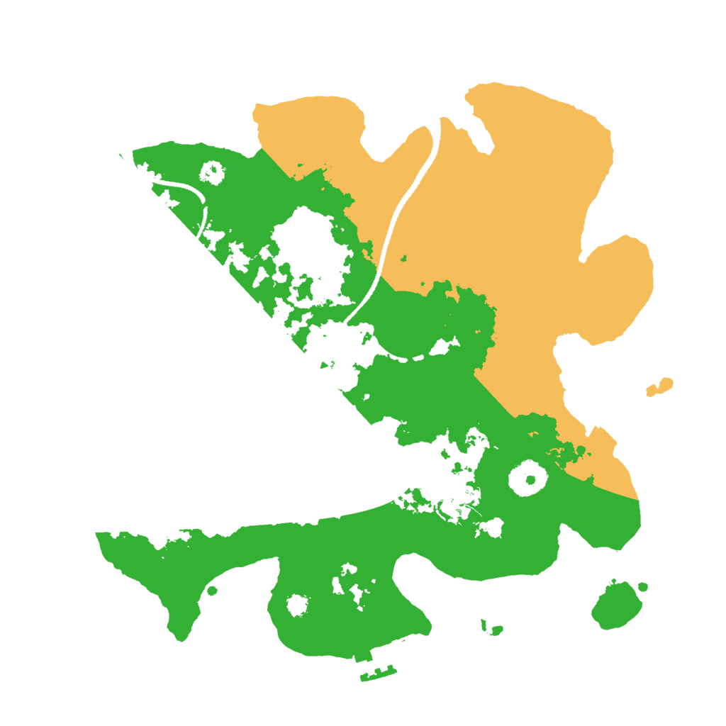 Biome Rust Map: Procedural Map, Size: 3000, Seed: 186282396