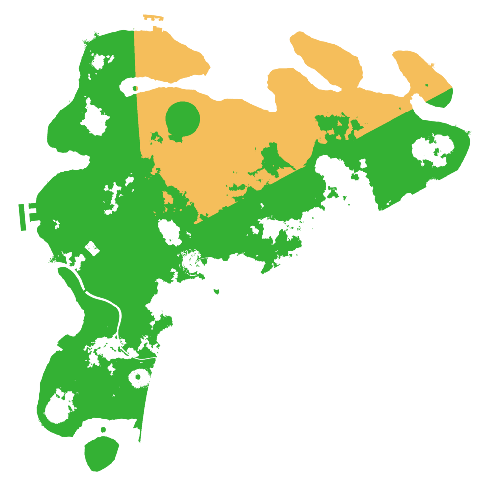 Biome Rust Map: Procedural Map, Size: 3815, Seed: 481981