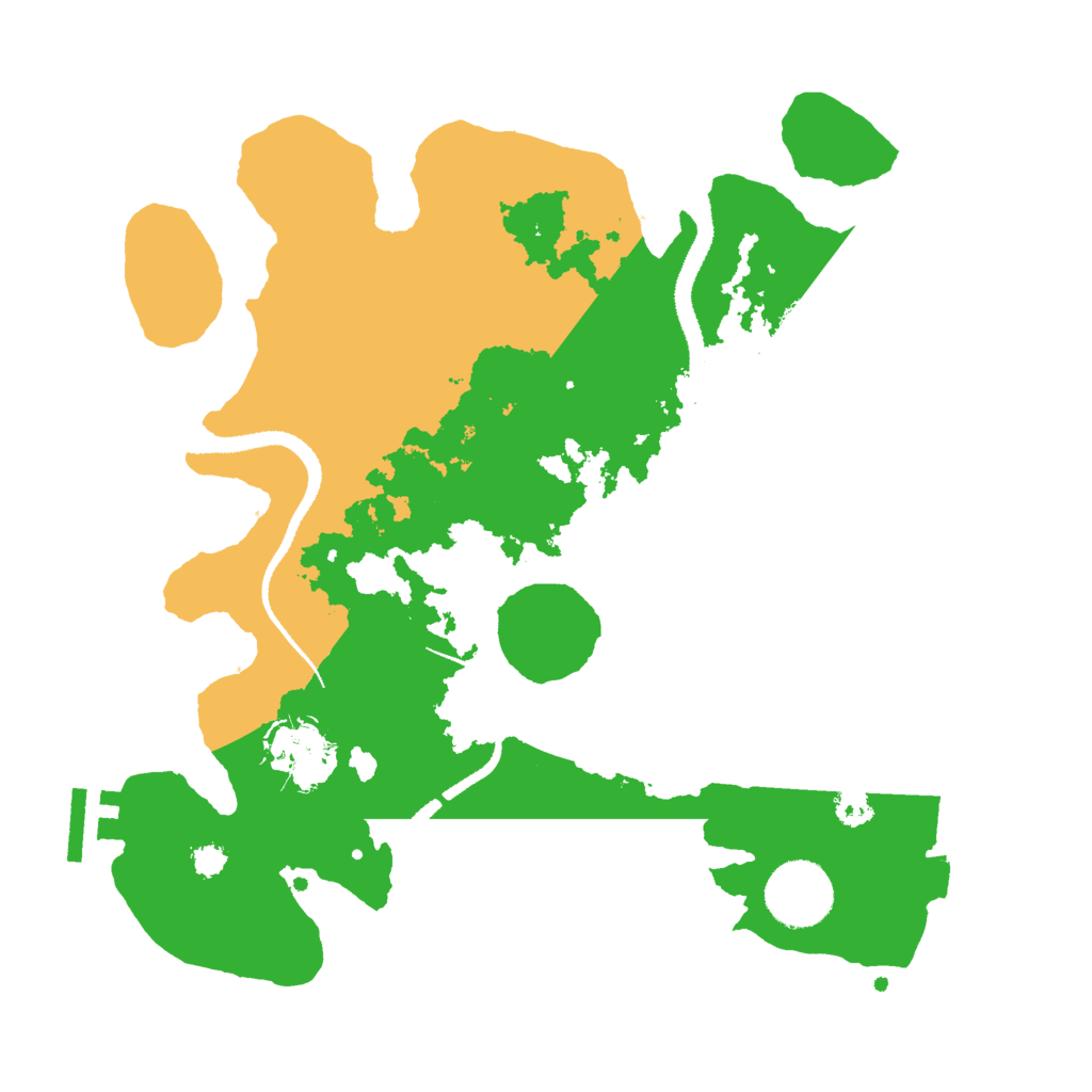 Biome Rust Map: Procedural Map, Size: 3000, Seed: 867138217