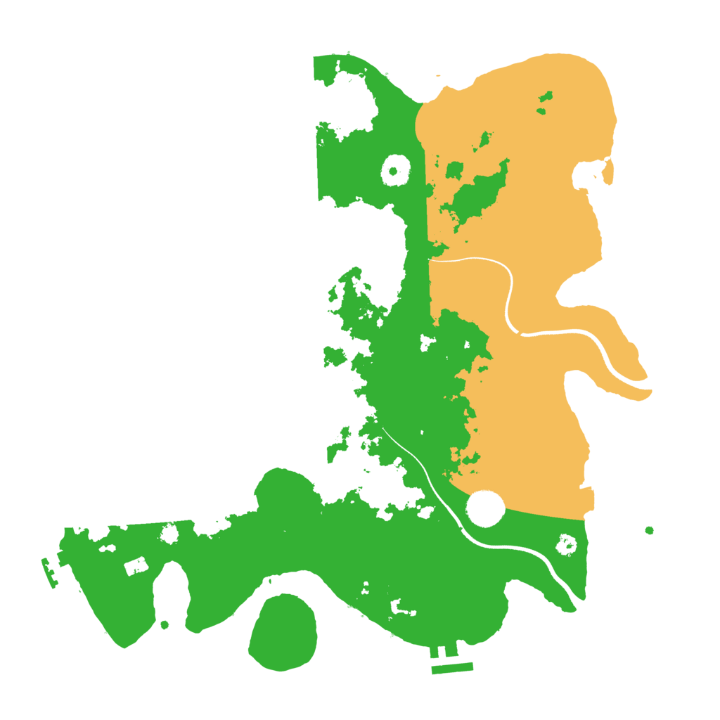 Biome Rust Map: Procedural Map, Size: 3500, Seed: 220092679