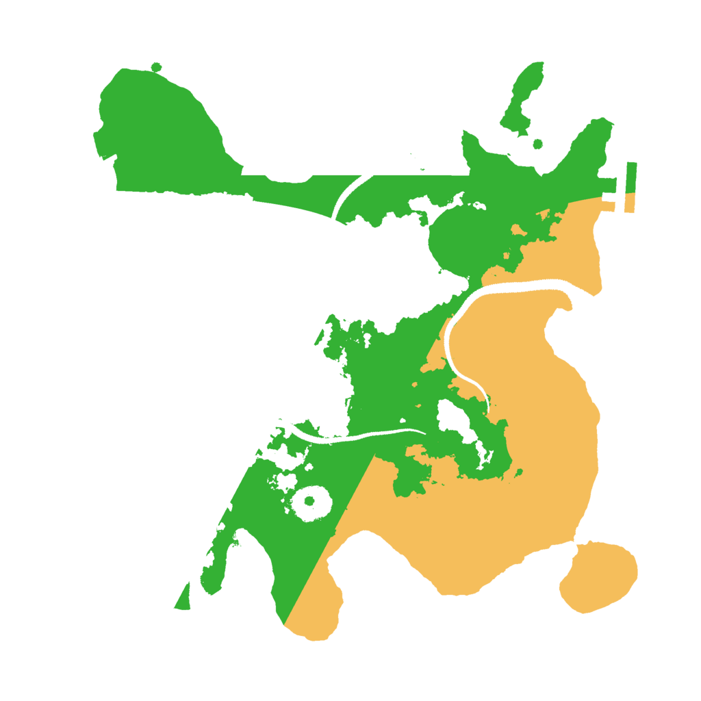 Biome Rust Map: Procedural Map, Size: 2800, Seed: 528591822