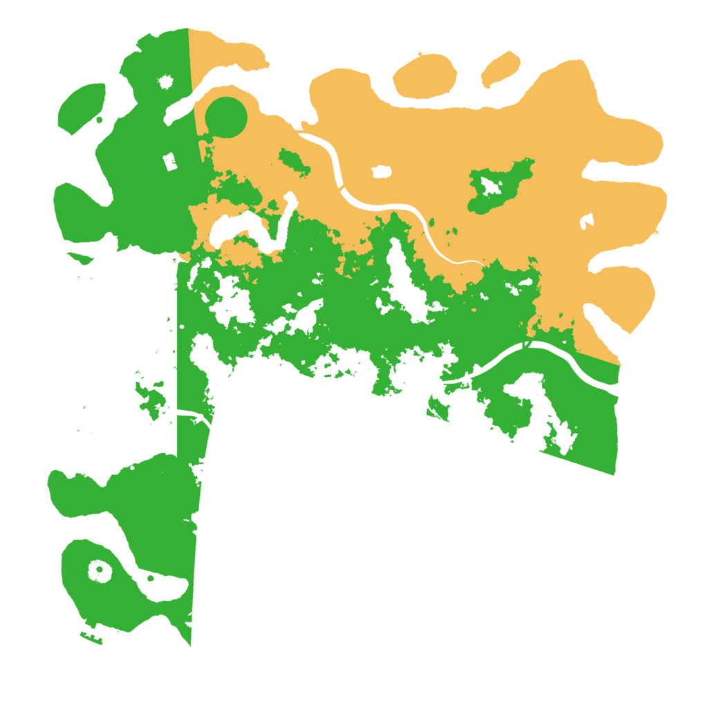 Biome Rust Map: Procedural Map, Size: 4500, Seed: 14285065