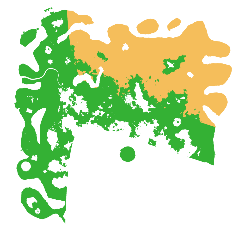 Biome Rust Map: Procedural Map, Size: 4500, Seed: 14285065