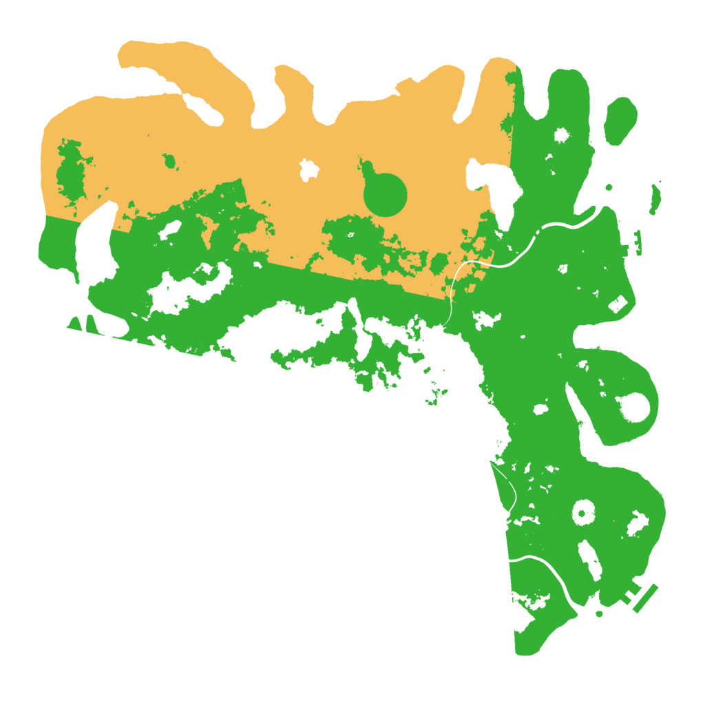 Biome Rust Map: Procedural Map, Size: 4250, Seed: 12321