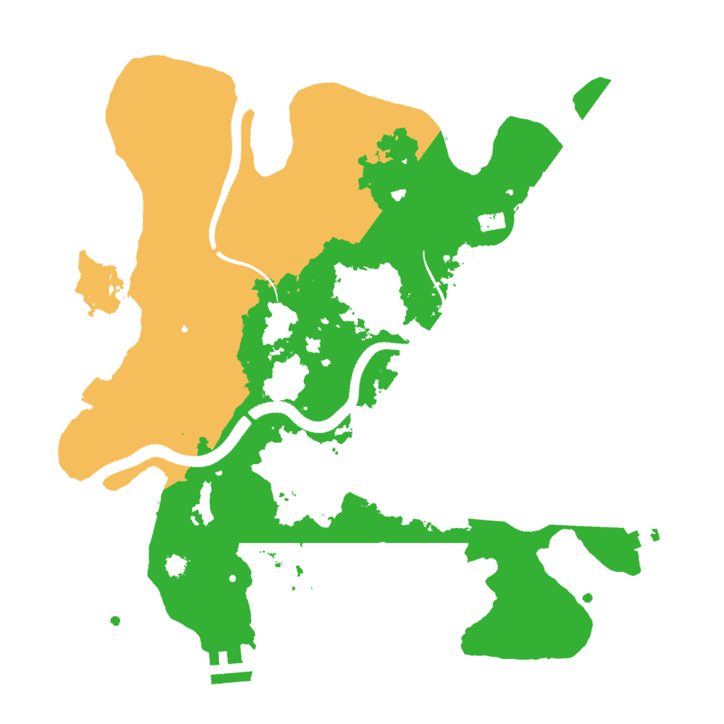 Biome Rust Map: Procedural Map, Size: 3000, Seed: 458191