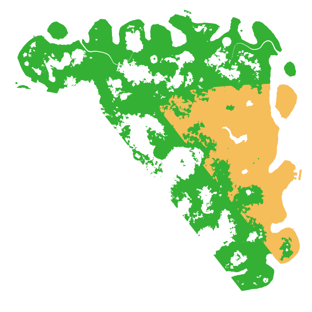 Biome Rust Map: Procedural Map, Size: 6000, Seed: 35871021
